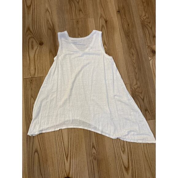 Eileen Fisher Asymmetrical Tank top White Womens Xsmall - Picture 4 of 4